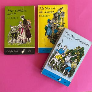Vintage E Nesbit Puffin Books: Children&#39;s Classic Stories