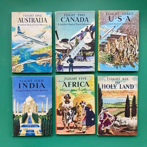 Vintage Ladybird Travel Adventure Books: 1960s Full Set