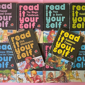 Vintage Ladybird &#39;Read It Yourself&#39; Book Set: Classic Children&#39;s Stories