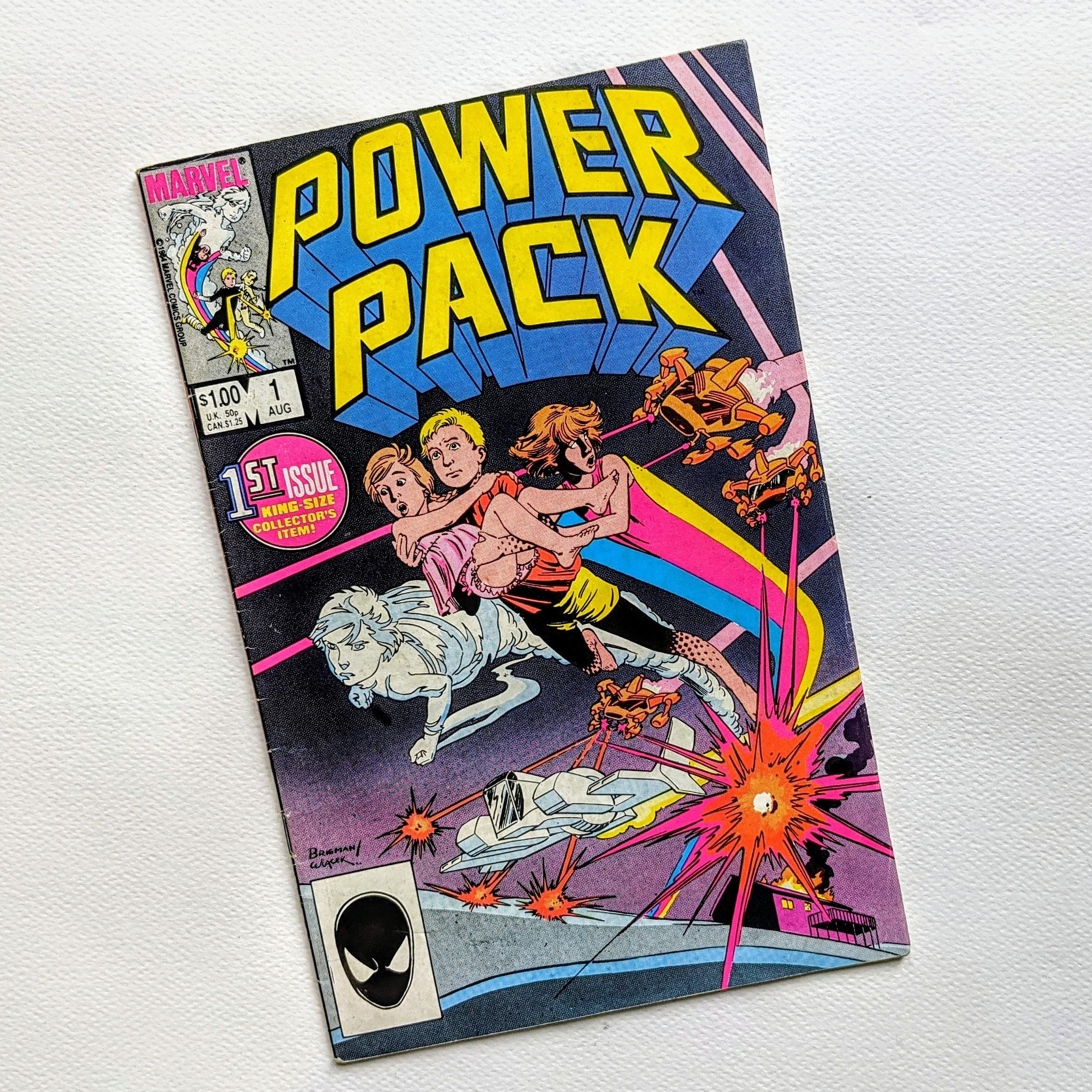 Vintage Marvel Power Pack Comic Vol 1 - August 1984 - Etsy