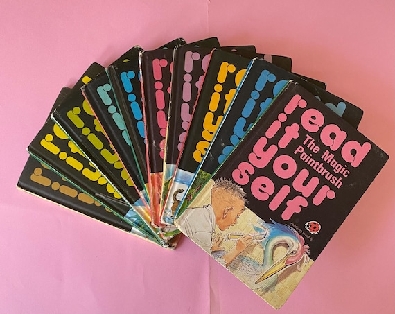 Vintage Ladybird 'read It Yourself' Book Set: Classic Children's