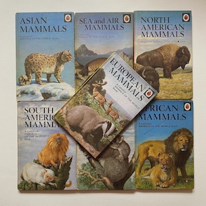Complete Collection of 7 Ladybird Books of Animals of the World  1960s - Series 691