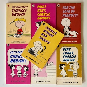 Vintage Snoopy Peanuts Comic Book Set: 1970s Charles Schulz Coronet Books