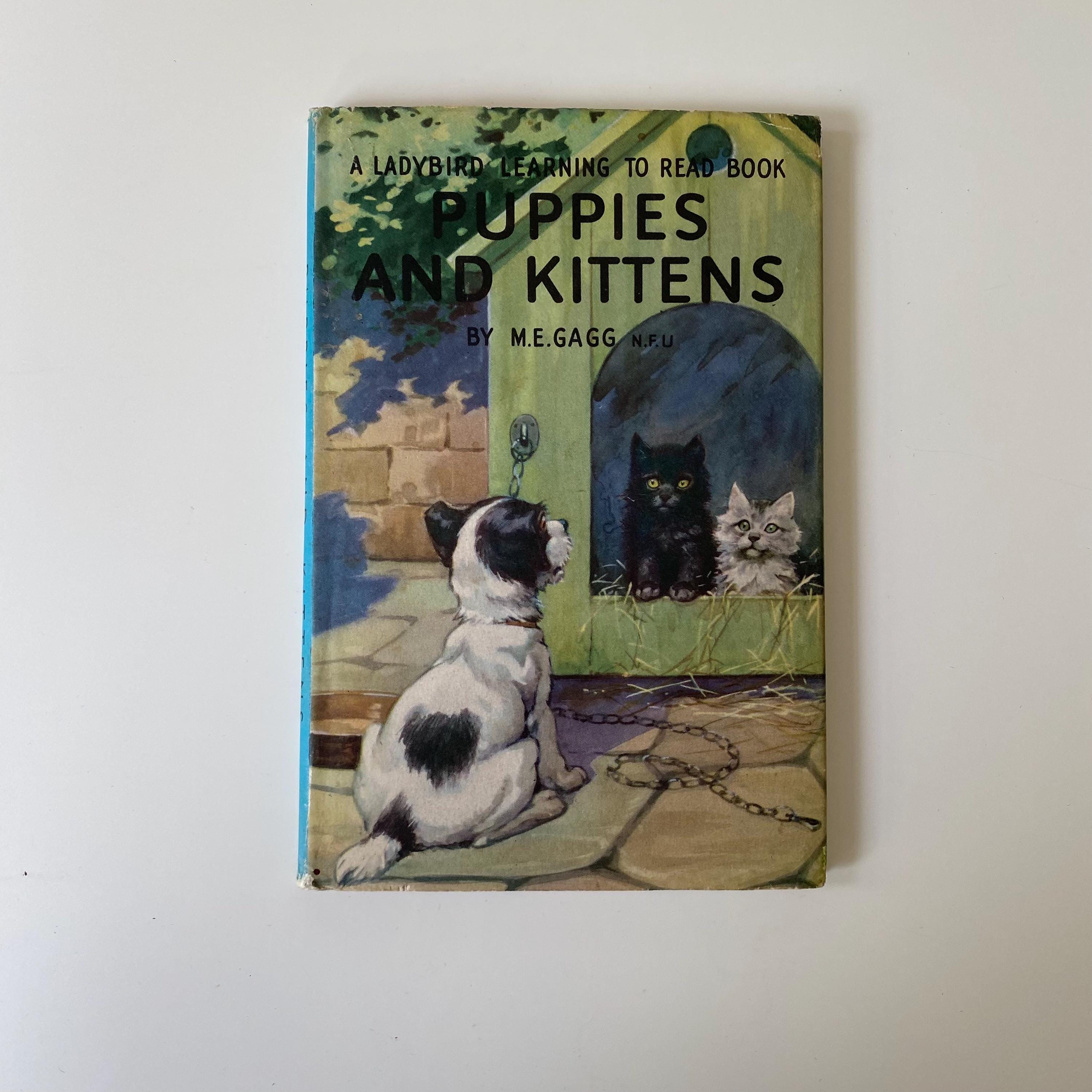 1960s Ladybird Book: Puppies and Kittens - Learn to Read - Etsy