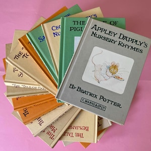 Beatrix Potter Book Set: 1960s-70s F. Warne & Co. Classics