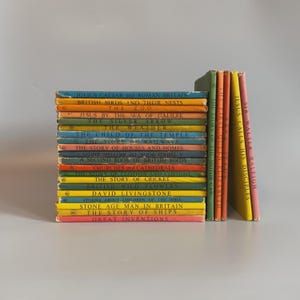 Vintage Ladybird Books - Set of 20 - 1950s Hardback with Dust Covers