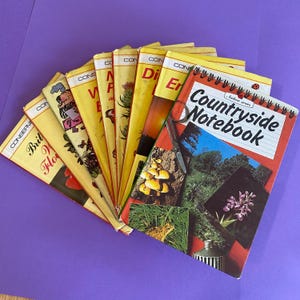 Ladybird Nature Book Set of 9 Conversvation 727 - 1970s - Countryside Notebook Ladybird Books