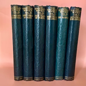 Antique Waverley Novels: Sir Walter Scott Melrose Edition, 1899 (6 Book Set)