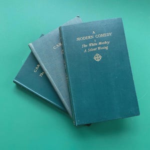 John Galsworthy Vintage Books: Green Gilt Heinemann Editions