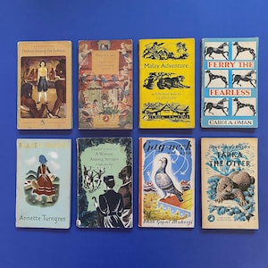 Vintage Puffin Classic Stories Books: Illustrated Artwork, Literary Gift