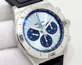 Breitling Chronomat 42 PB0134 Chronomat B01 42 mm met ijsblauwe wijzerplaat