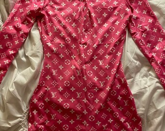 chanel pink playsuit