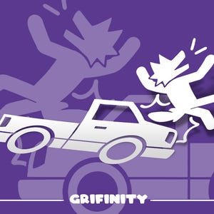 HIT&#39;N&#39;RUN  FURRY | silly car stickers | bumper stickers | furry decals | furry stickers | funny car decals