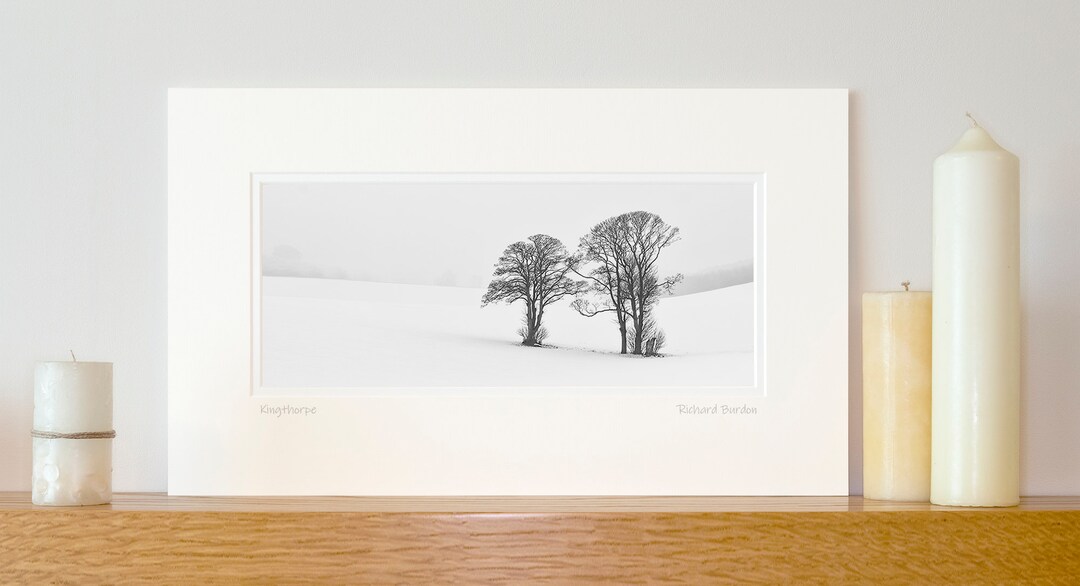 Three Trees Fine Art Print by Richard Burdon Etsy