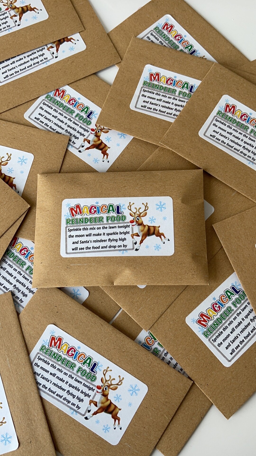 Wildlife Friendly Reindeer Food , No Glitter Eco Friendly Etsy