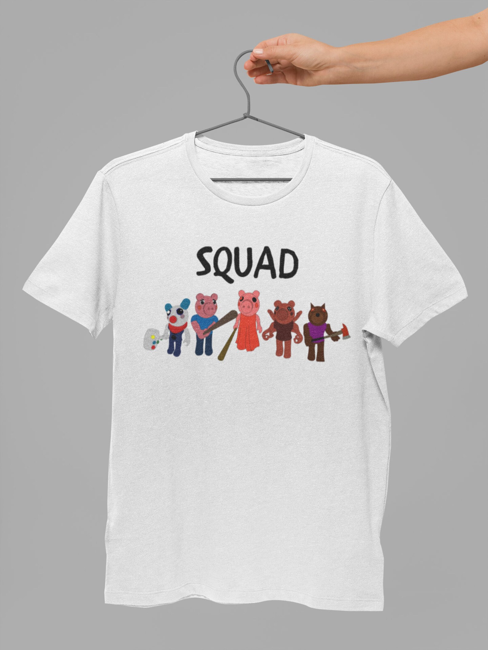Roblox Shirt Roblox Piggy Shirt FNAF Kids Roblox T Shirt | Etsy
