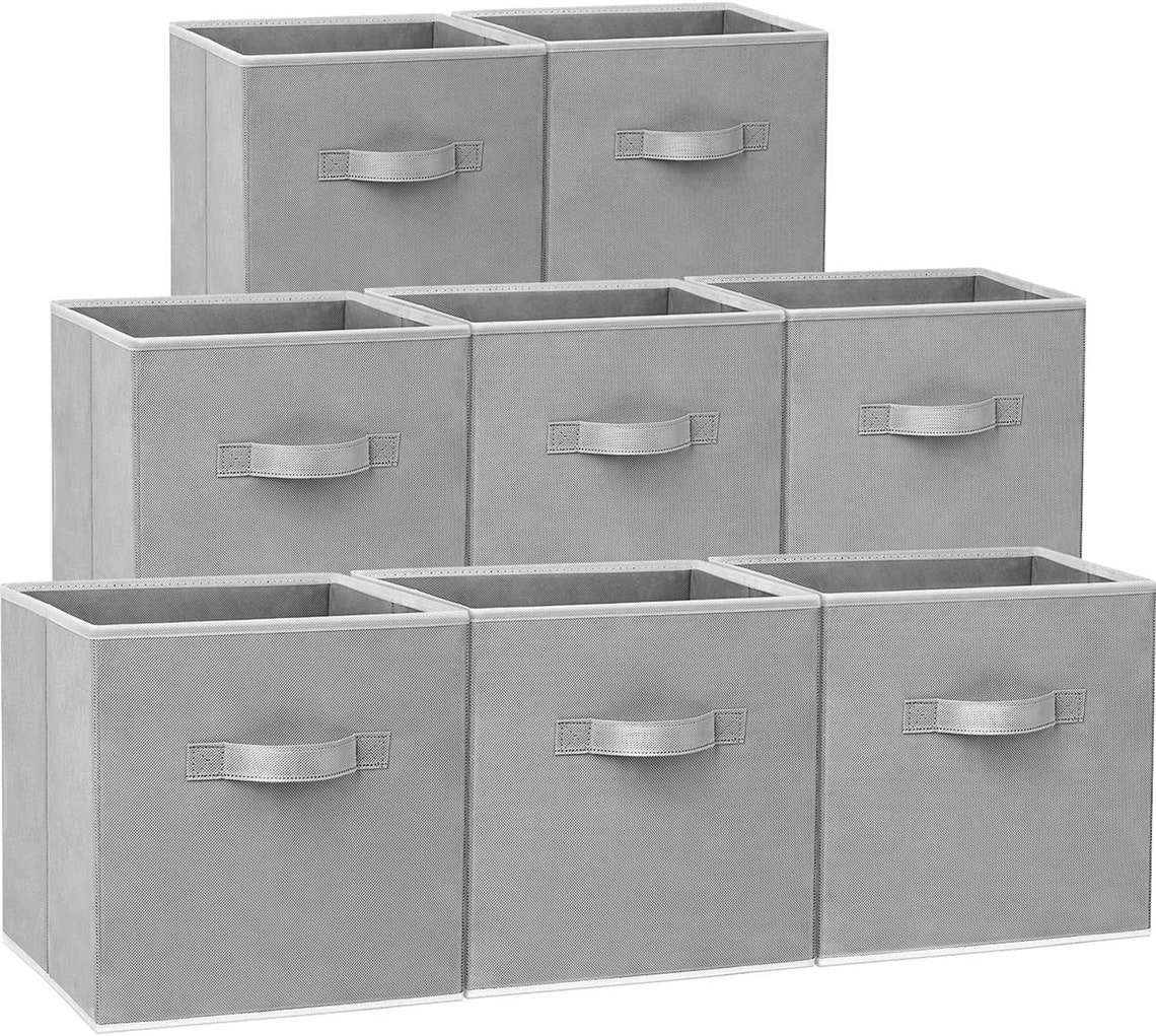 Storage Cubes 11 Inch Cube Storage Bins set of 8 Dual Etsy