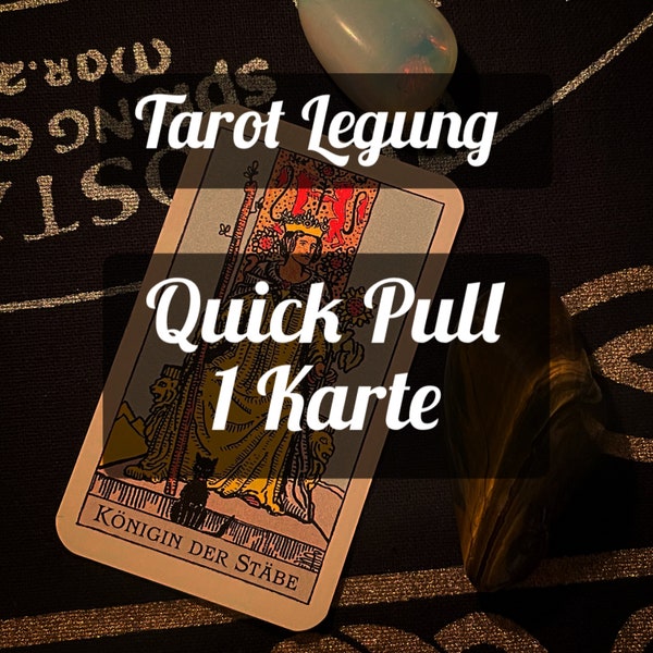 Tarot reading - Quick Pull 1 card