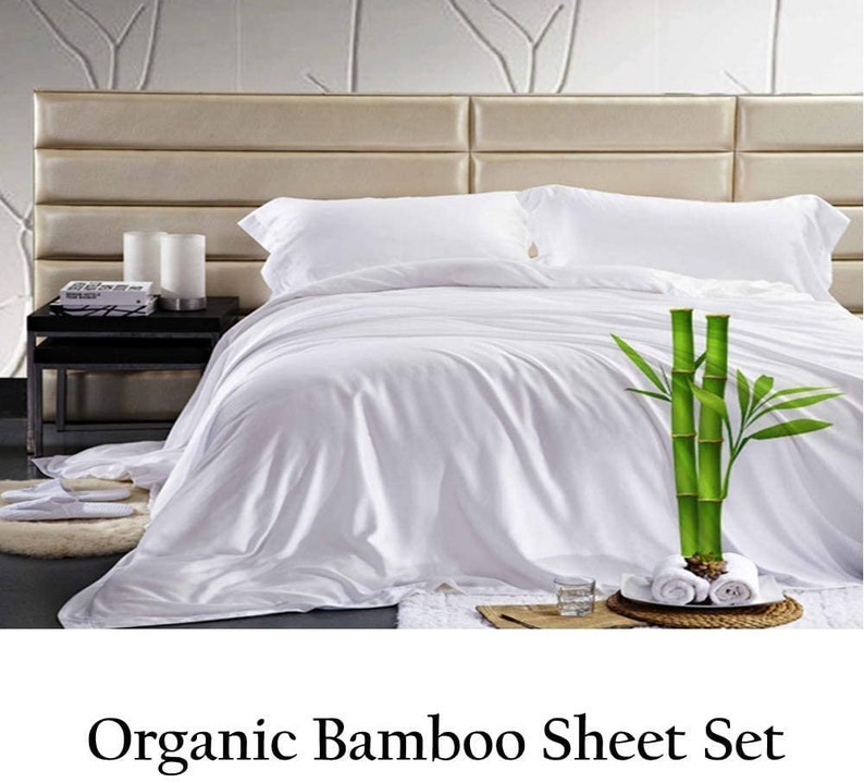 JVIN FAB Bamboo Queen Sheet Set 4 Piece 16 Inch Deep Pocket Etsy