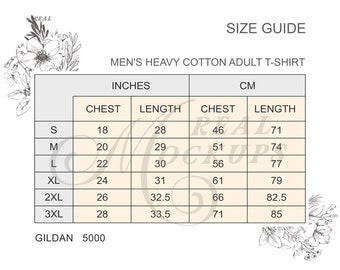 men's size chart conversion