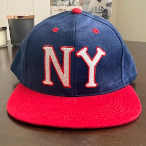 New York “1935 Black Yankees” Vintage 1990’s Negro League Baseball Museum Adhesive Adjustable Cap Hat