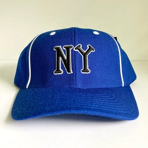 New York City “NY” Vintage 1990’s American Negro League Baseball Flex Fitted Cap Hat