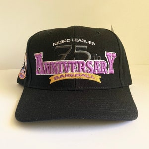 75th Anniversary “Negro League” Collectors, Vintage, Rare 1990’s Negro League Baseball Museum Adjustable Adhesive Cap Hat