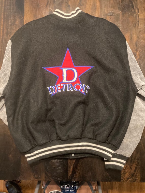 Vintage Detroit Negro League Wool Bomber Jacket  … - image 5