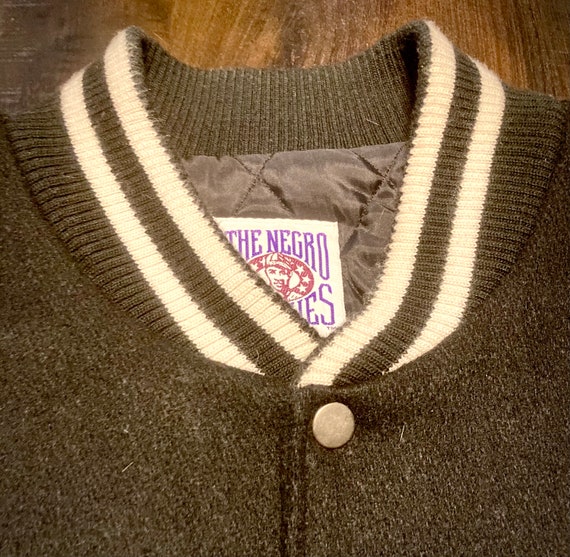 Vintage Detroit Negro League Wool Bomber Jacket  … - image 2