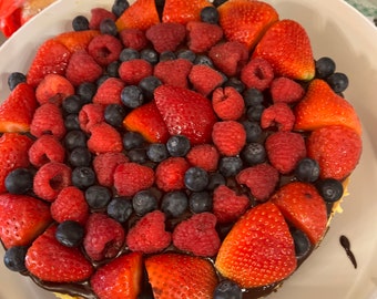 Gâteau au fromage aux petits fruits