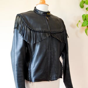 Fringe and Concho Leather Jacket - Etsy