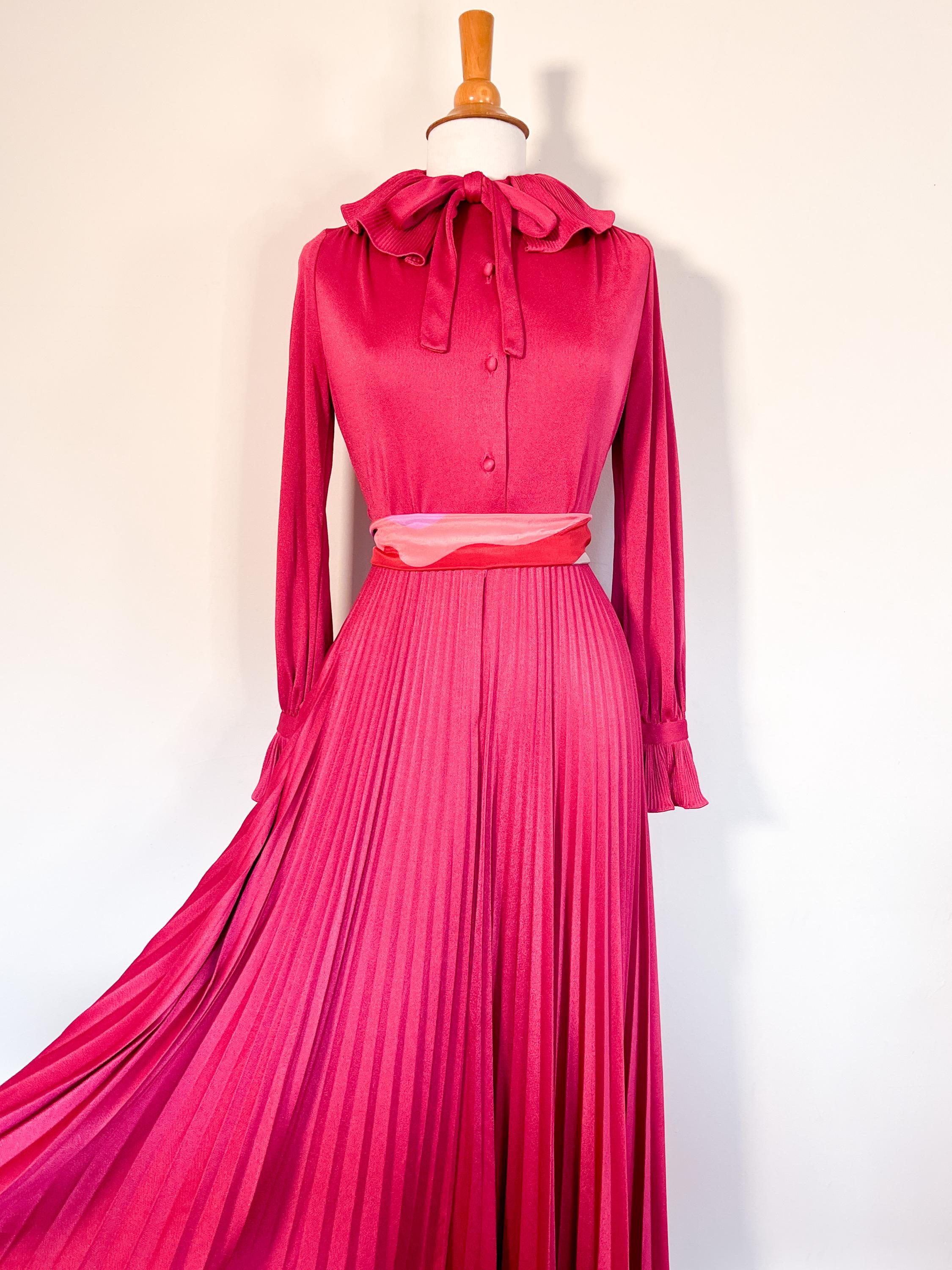 chinese dress ladies Mirabella Mulberry Ombre Maxi Dress - M Size - Women's Dresses