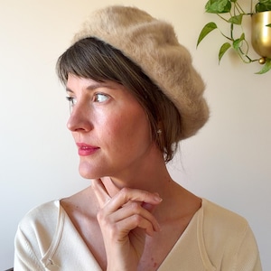 Kangol Furgora Angora Blend Ivory Beret Hat Parisian Soft Girl Classic KANGOL FURGORA 504 CAP ANGORA | eBay main image 2