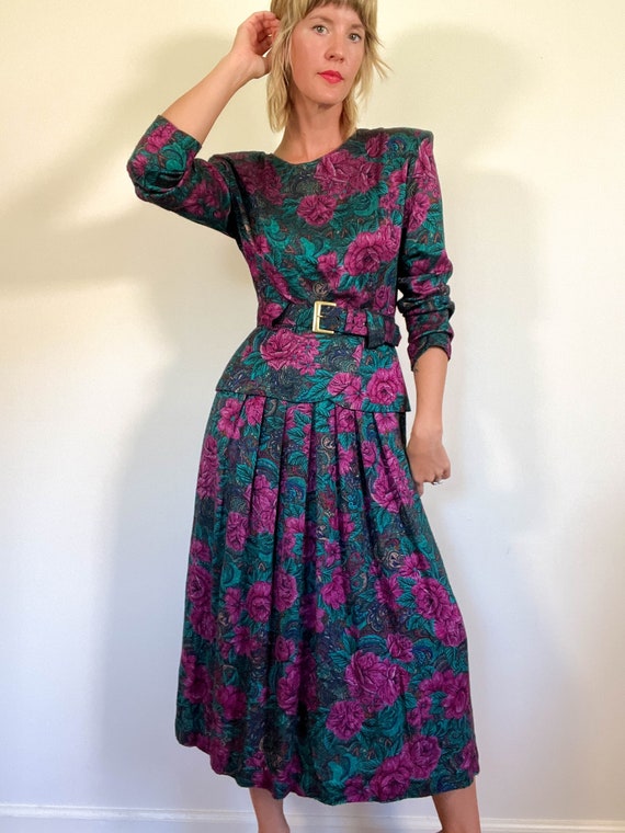 Pleated peplum dress hotsell