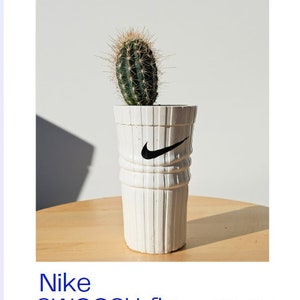 SWOOSH SNEAKER SOCK flower vase Socks Planter Nike Socks Sneakerhead Pots image 1