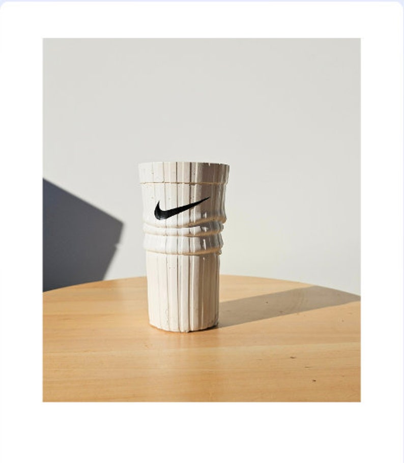 SWOOSH SNEAKER SOCK flower vase Socks Planter Nike Socks Sneakerhead Pots image 2