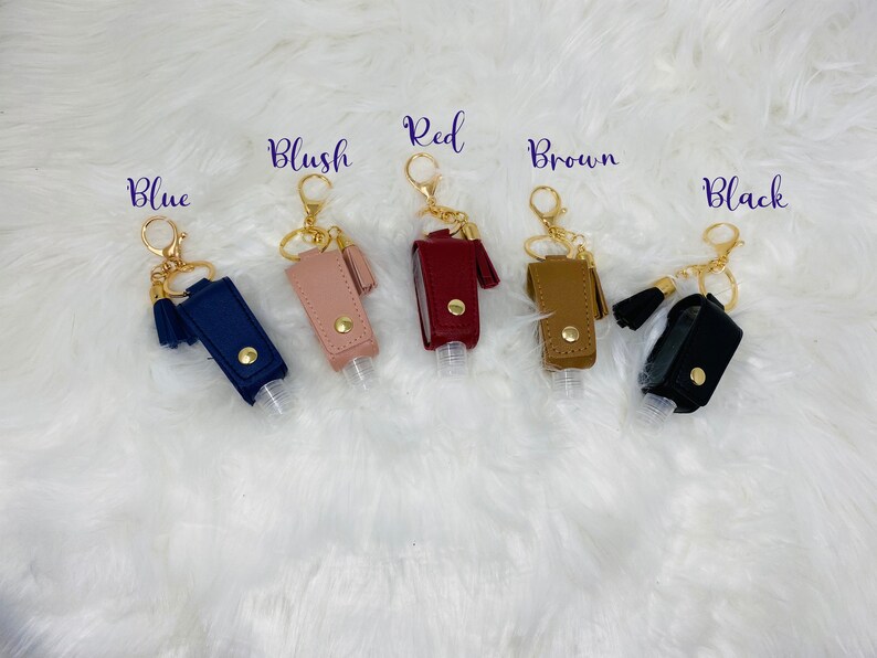 Customized W/ Keychain Pouch Holder 30ml Refillable Empty Etsy