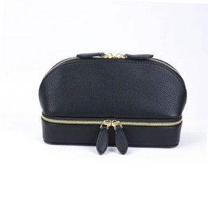 SAFFIANO PRINTED COSMETIC CASE THE BODYGUARD