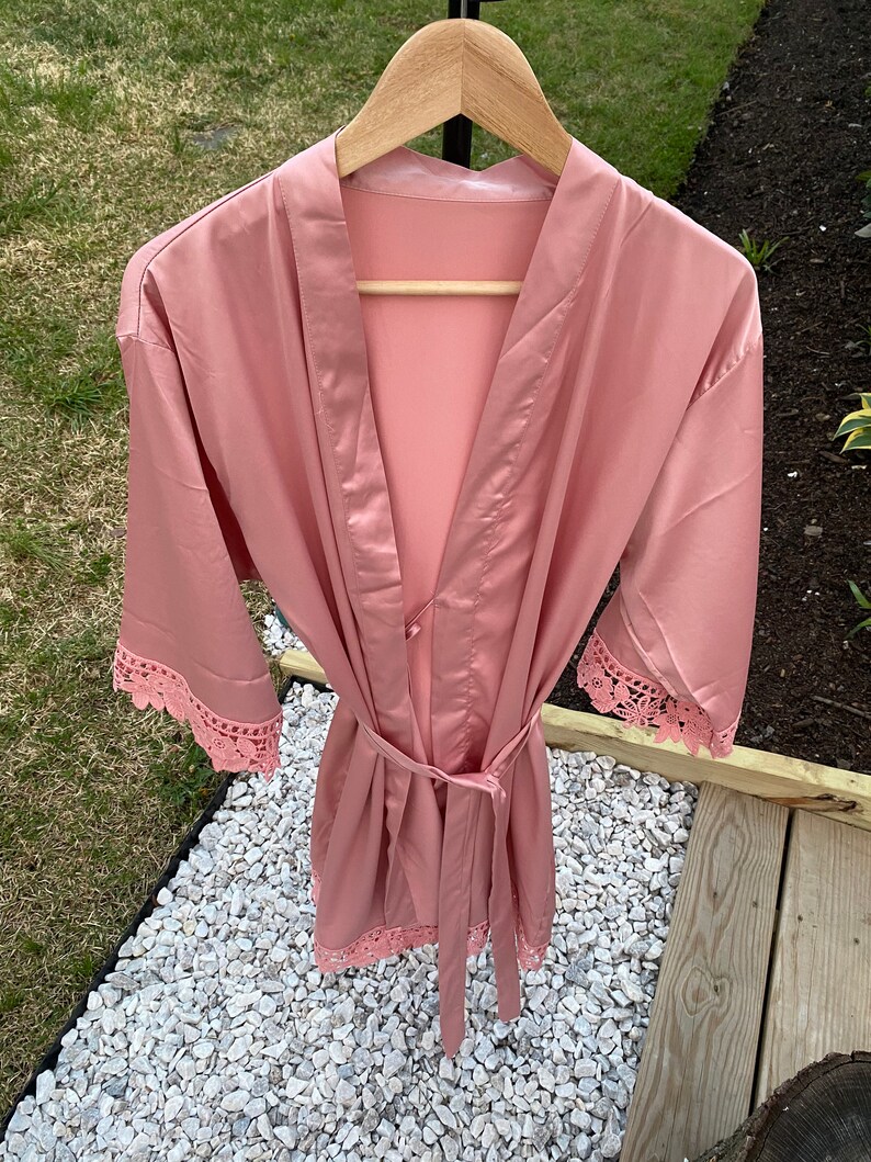 Personalized Satin Robes Bridesmaid Gifts Satin Bridesmaids Etsy