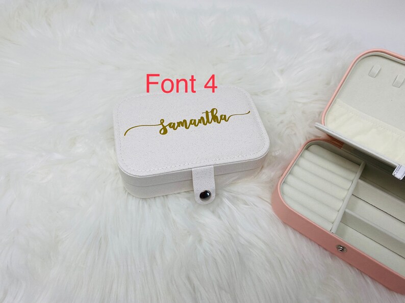Travel Jewelry Box Travel Case Bride Gift Personalized Jewelry Box Bride Jewelry Case Jewelry Box Bridesmaid Gift