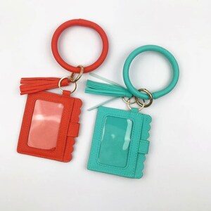 Key ring id wallet bracelet Clearance