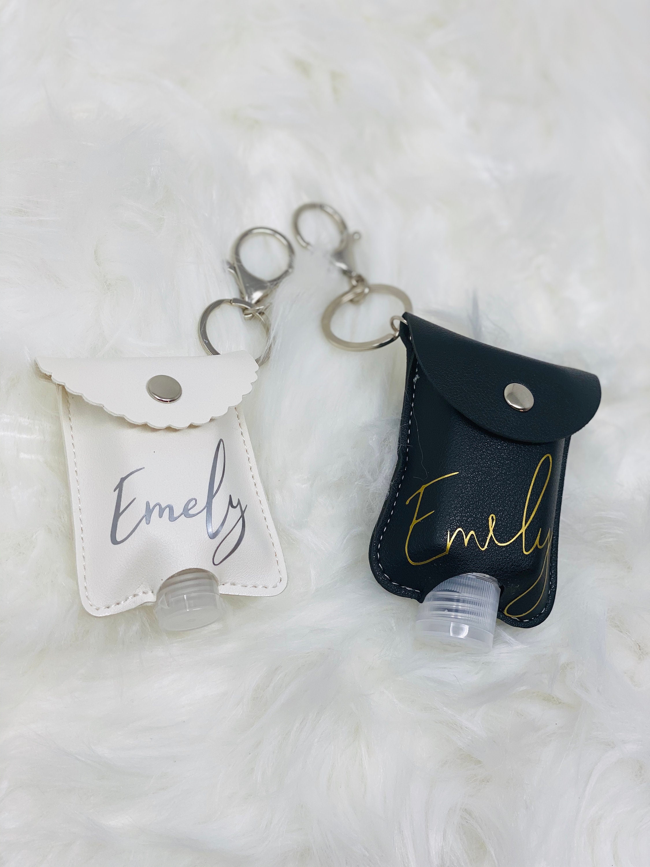 Customized Hand Sanitizer w/ Keychain Pouch Holder 30ml Etsy