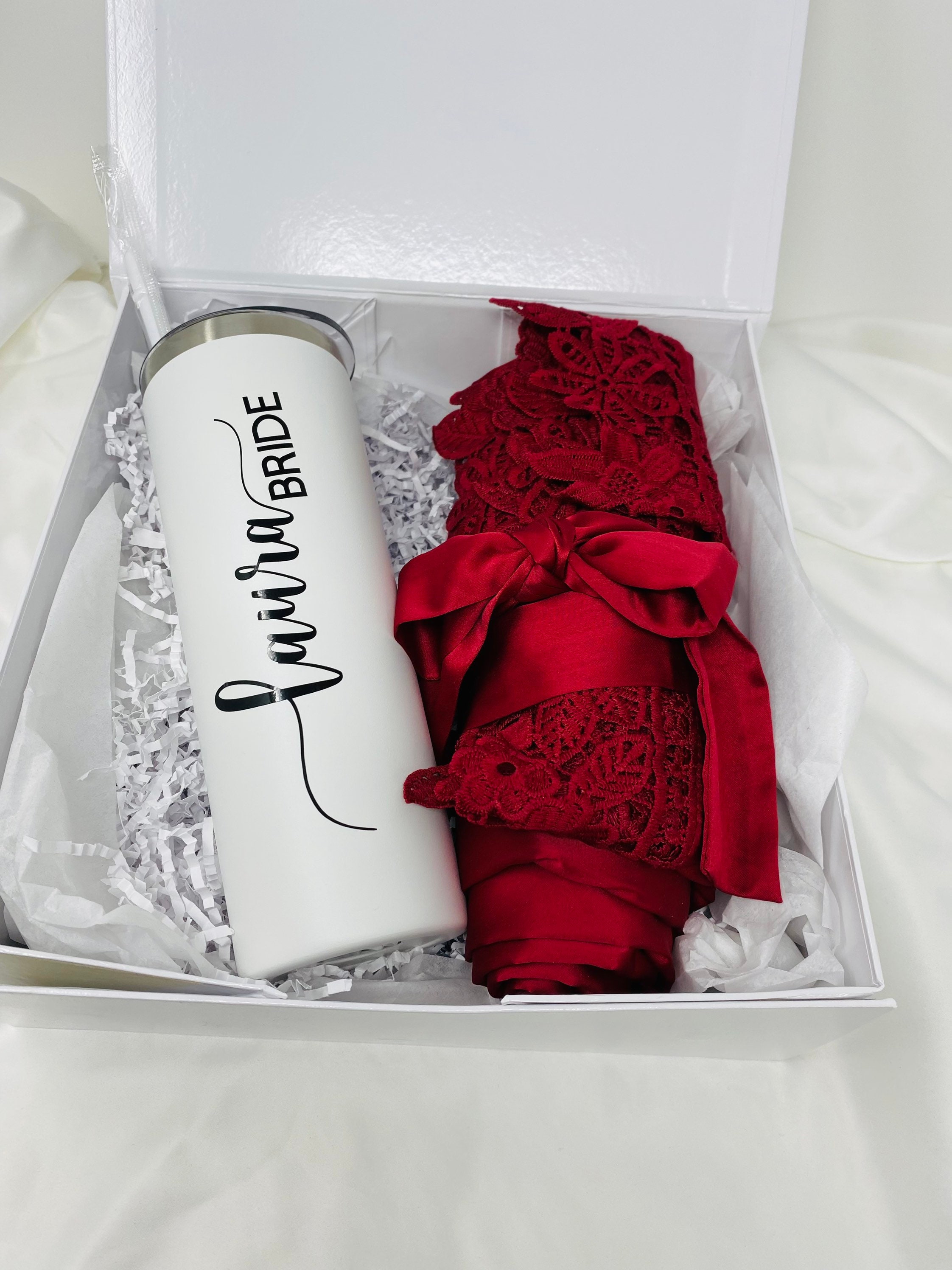 Bride to Be Bridal Engagement Gift Basket Present, Bride Gift