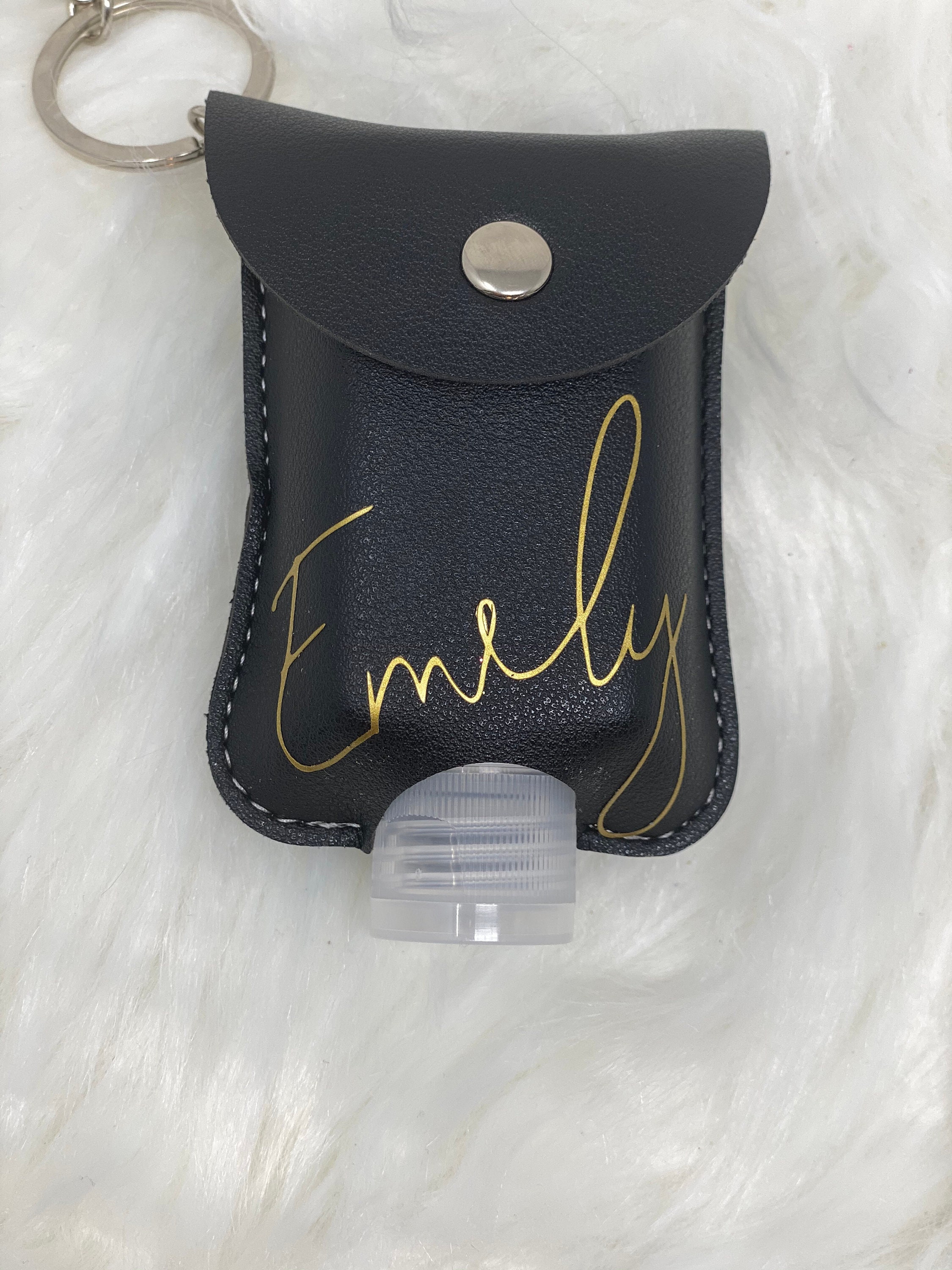 Customized Hand Sanitizer w/ Keychain Pouch Holder 30ml Etsy