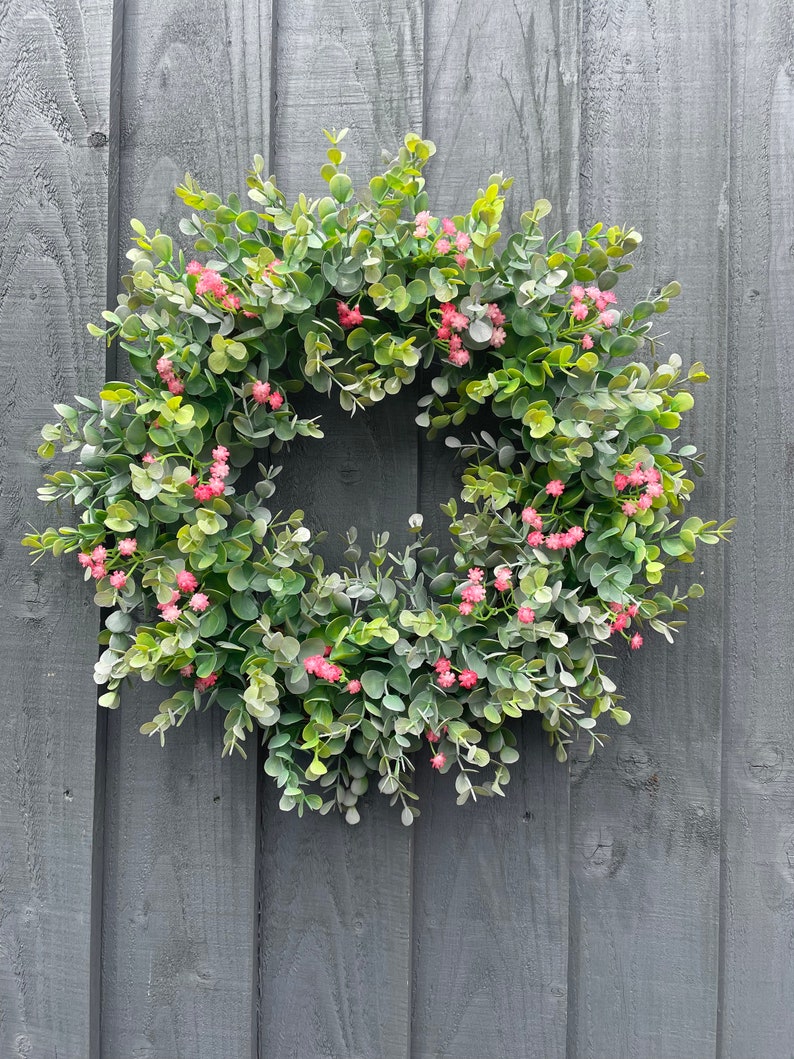 Eucalyptus Wreath Summer Wreath Spring All Year Round Etsy UK