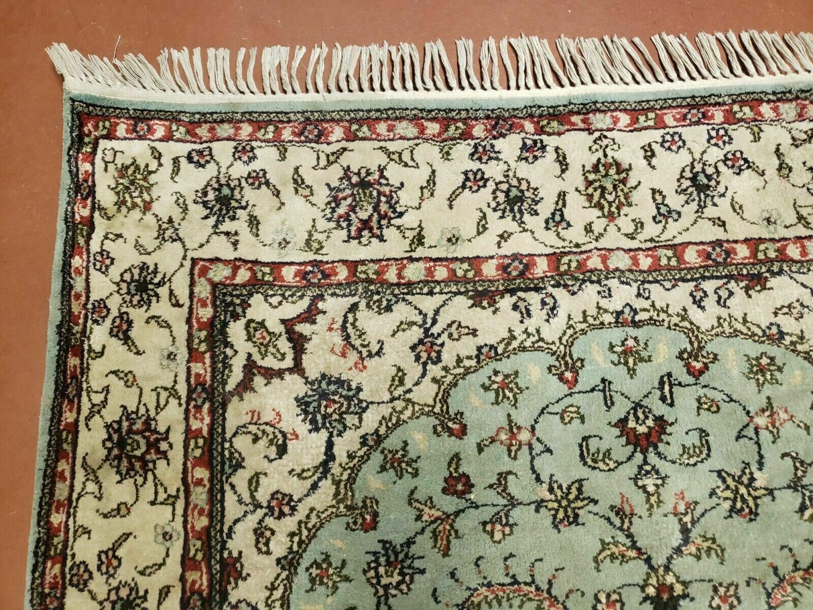 Silk Turkish Kayseri Rug 3x5, Light Mint Green and Ivory, Vintage Fine Silk Hand Knotted Oriental Carpet 3 X 5 Ft, Floral Medallion, Nice - Etsy Silk Turkish Kayseri Rug 3x5, Light Mint Green and Ivory, Vintage Fine Silk Hand Knotted Oriental Carpet 3 X 5 Ft, Floral Medallion, Nice - Etsy