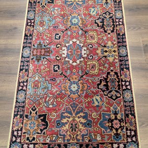 3x5 Karastan Rug, Williamsburg Kirman Vase #557, Wool