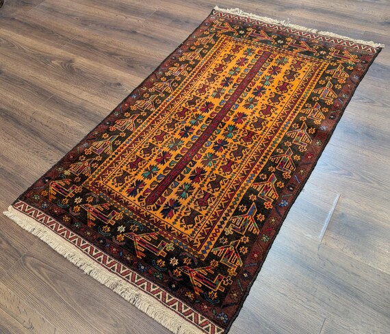 ラグ・カーペット Afghanistan kowdani baluch rug ラグ・カーペット Afghanistan kowdani baluch rug ラグ・カーペット