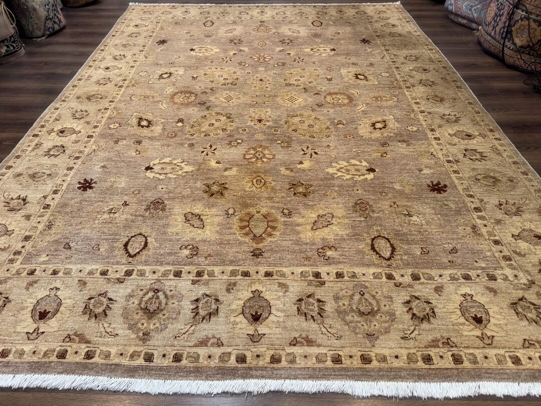 Pakistani Peshawar Rug 8x11, Indo Persian Mahal Carpet, Traditional ...