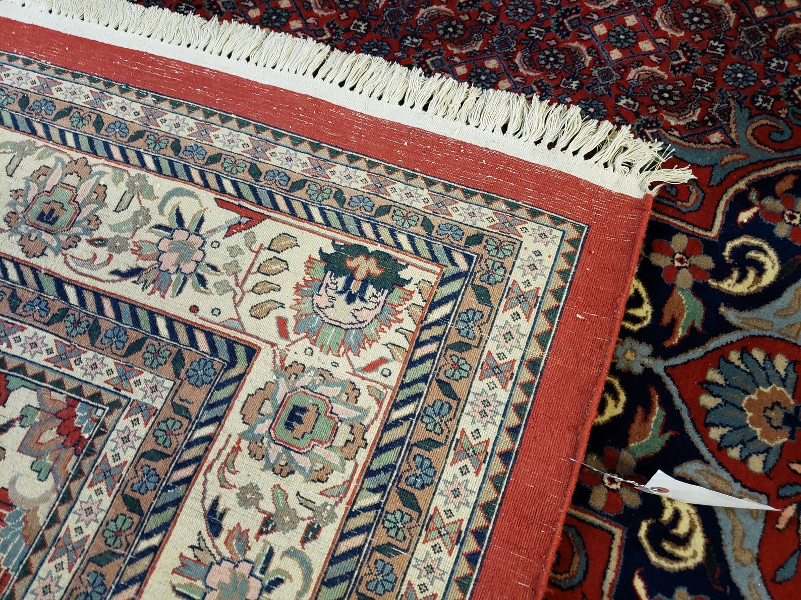 Indian Rug 9x12 Red Indo Bidjar Rug 9x12 Vintage Rug Allover Etsy